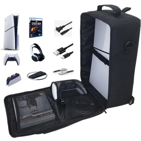 Nouveau sac de transport portable pour PS5, mallette de voyage multifonction, sac à main, bandoulière et sac à dos pour console PlayStation 5 et accessoires