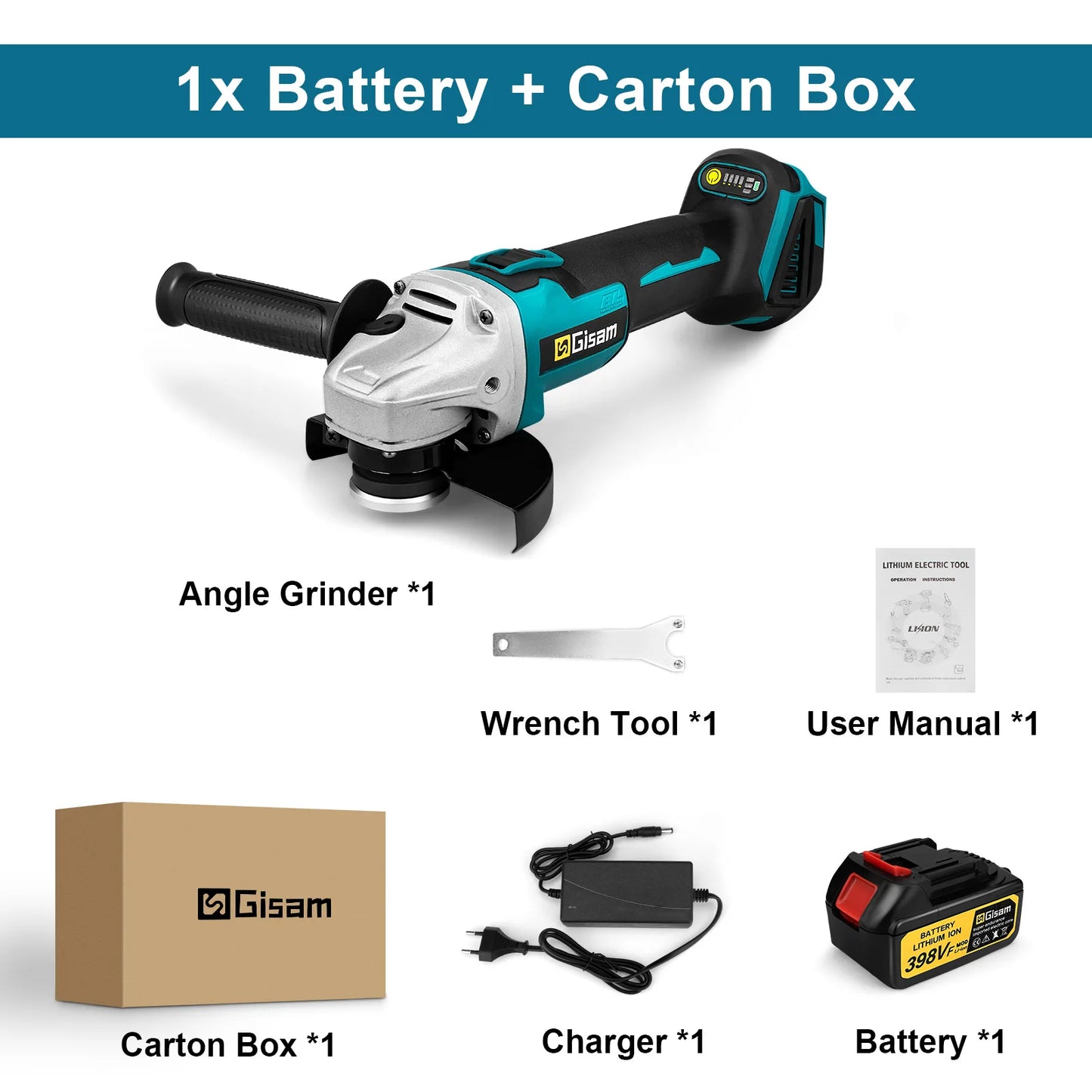 125mm Brushless Electric Angle Grinder Grinding Polishing Tool Cutting Machine Woodworking Power Tool for Makita 18V Battery Pin